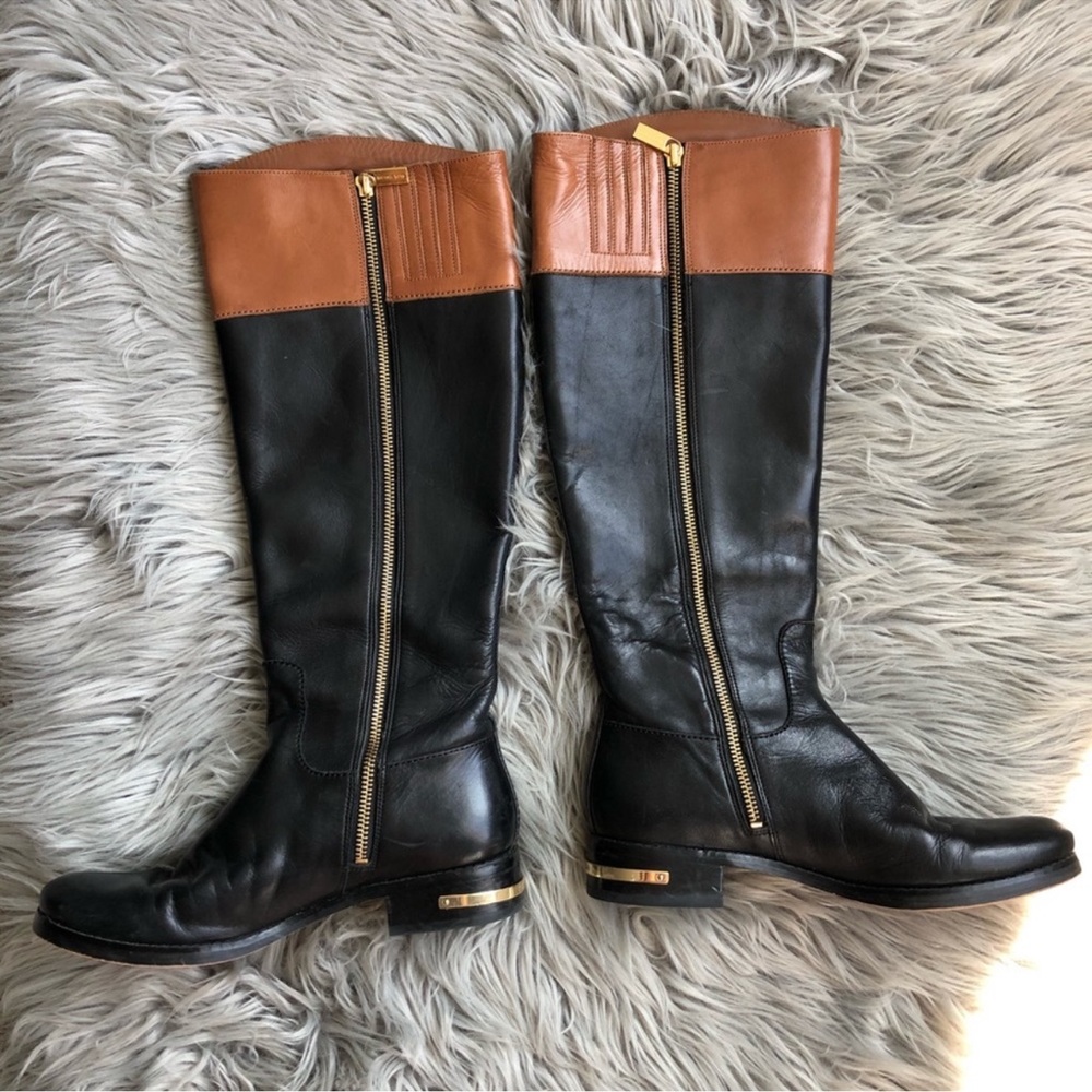 Michael Kors Leather Logo Plated Riding Boots
Size 7.5 - Picture 9 of 12